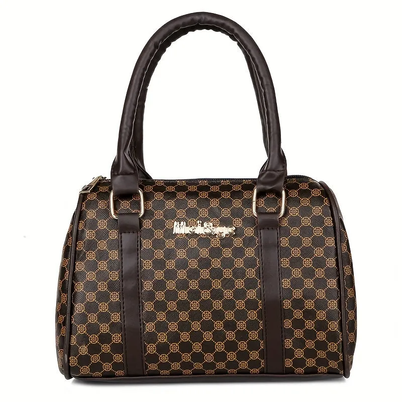 Versatile, Elegant 6-Piece PU Leather Tote/Clutch Sets