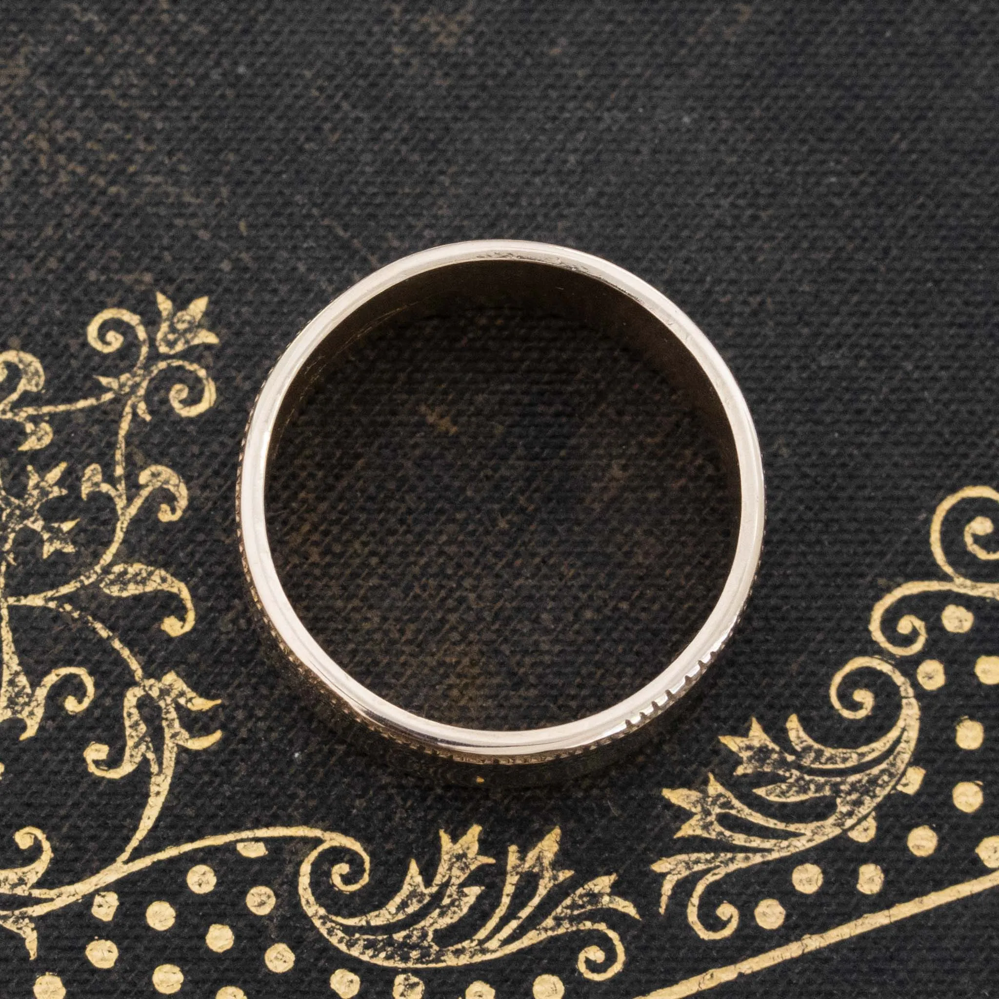 Vintage Wide Gold Band