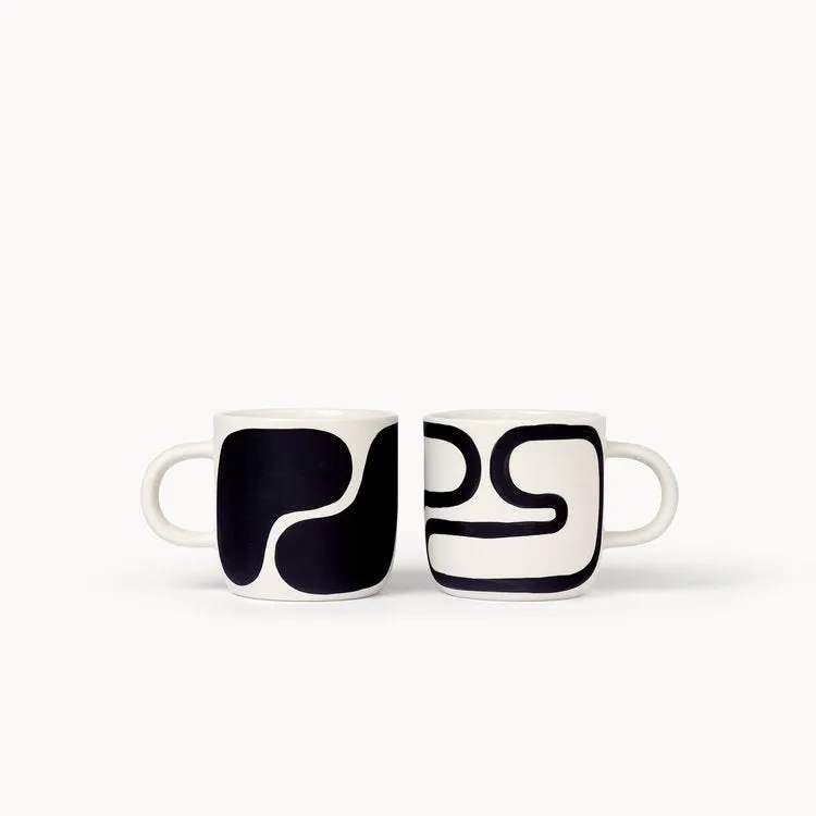 White Mug - Color Block