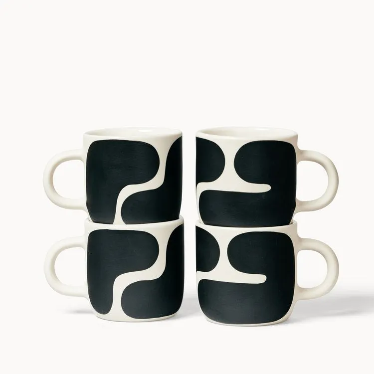 White Mug - Color Block