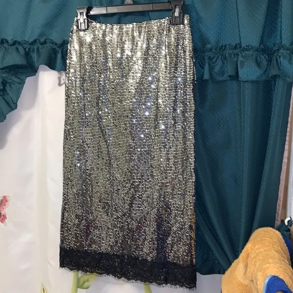 Zara Sequin Skirt