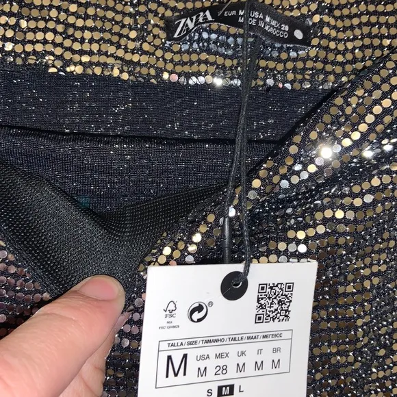 Zara Sequin Skirt